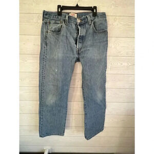 Men’s Levi’s 501 Original fit button fly straight leg jeans 34x30